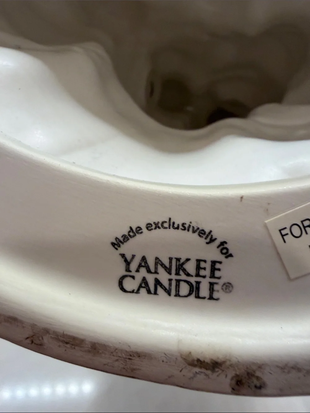 Vintage Yankee Candle Snowmen Pileup Tea Light Votive Holder